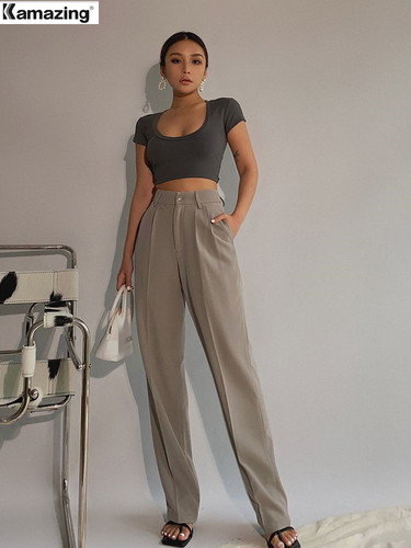Spring New Office Lady High Quality Elegant Casual Fashion W