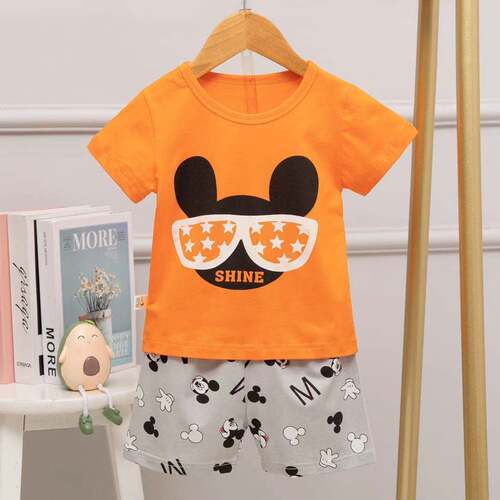 Mickey Minnie Mouse Pyjamas Kids Shorts Pajama Snow White Gi