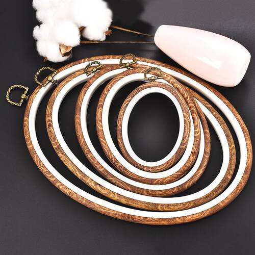 Retro DIY Sewing Embroidery Ring Hoop Tool Embroidery Cross