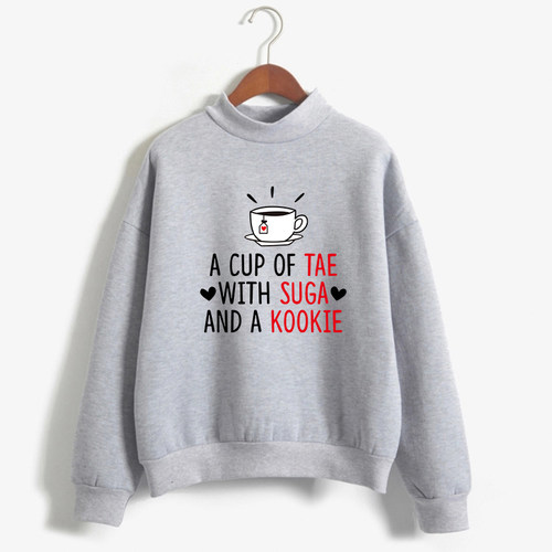 A CUP OF TEA WITH SUGA AND A KOOKIE Hoodies Sweatshirt Women