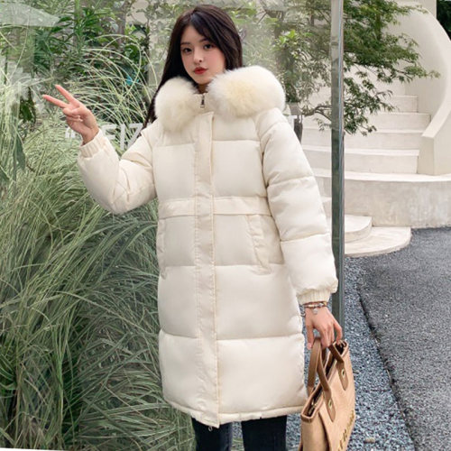 Winter Women Loose Long jacket 2021 New Casual Thick Warm Mi