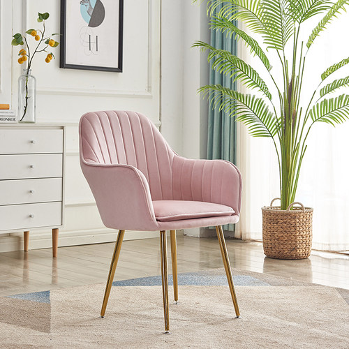 Nordic velvet Armchair living room furniture Balcony Relaxin