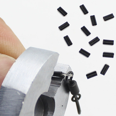 50PCS Carp Fishing Accessories Crimps 0.6mm 0.7mm Fit Fluoro