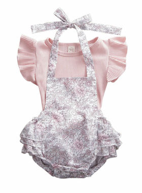 New 2PCS Baby Girl Outfits Clothes Tops Shirt+Tutu Shorts Pa