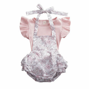 New 2PCS Baby Girl Outfits Clothes Tops Shirt+Tutu Shorts Pa