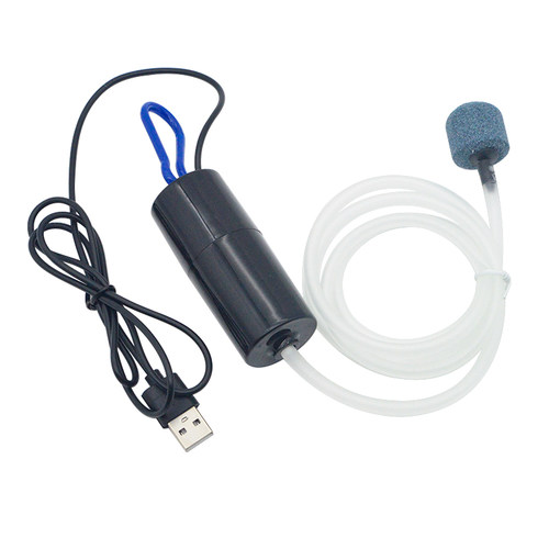 Aquarium Oxygen Air Pump Fish Tank USB Silent Air Compressor