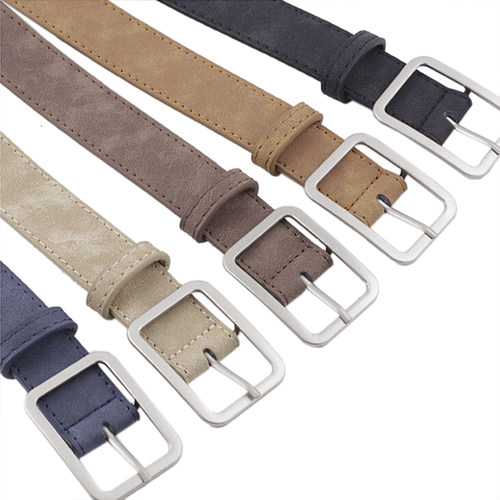 New Designer Black Brown Navy Wide Leather Belt Waistband Fe