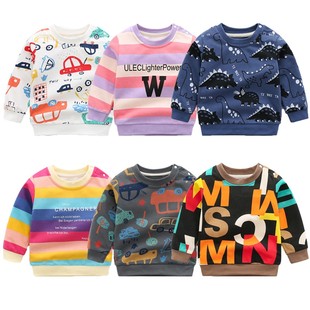 Boys' Dinosaur Sweaters, Autumn Clothes, Children Spring Car