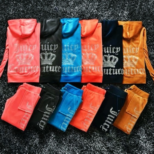 Spring/Fall 2021 Women's Brand Velvet Fabric Tracksuits Velo