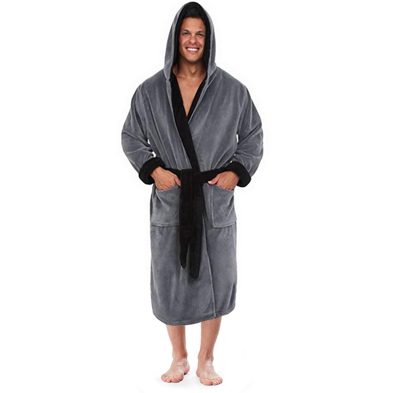 Men's bathrobe Kimono Terry robe dressing gown Custom Bathro