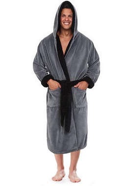 Men's bathrobe Kimono Terry robe dressing gown Custom Bathro