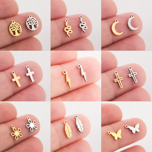 5pc/lot Stainless Steel Charms for Jewelry Making e of Life