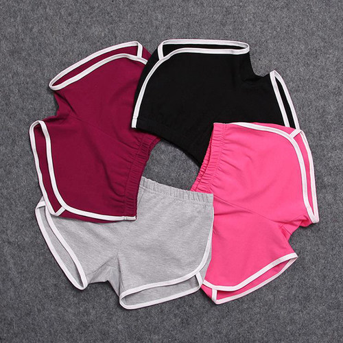 CALOFE Women Short Pant Casual Lady All- Loose Solid Soft Co