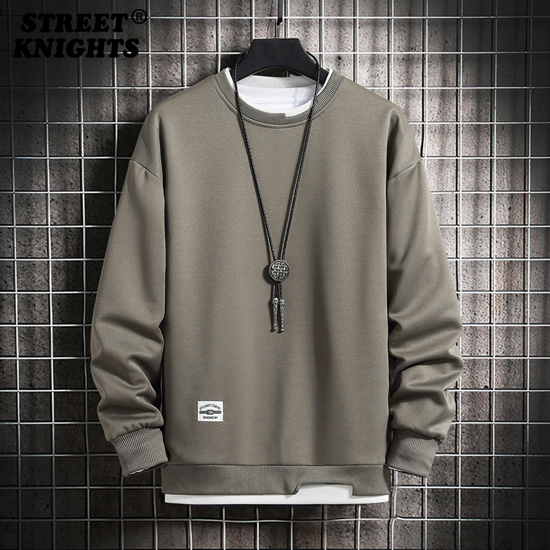 Hot 2021 New Spring Autumn Solid Color Casual Mens Hoodies S