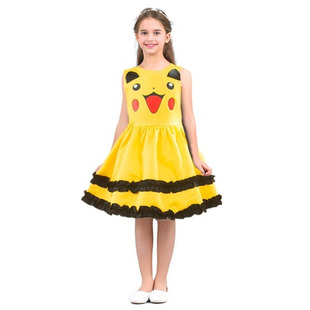 Costume Cute Lovely Princess Kids Cosplay Gown Girls Ball