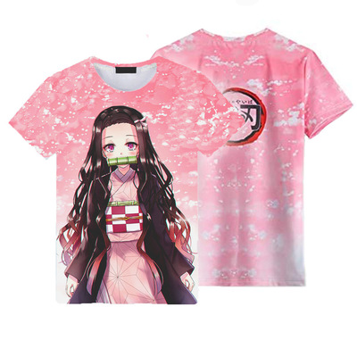 Summer Fashion Anime Demon Slayer Kochou Shinobu 3D T Shirt