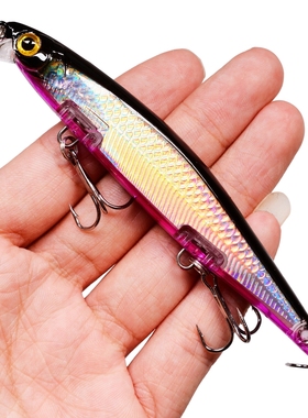 1PCS Laser Wobbler Fishing Lures Minnow Hard Artificial Bait