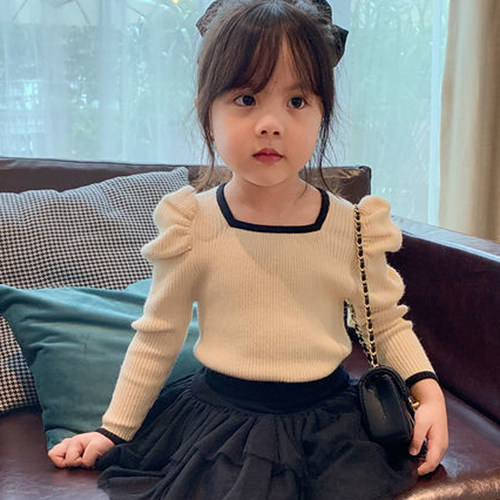 Girls Cardigan Jackets 2022 Fall Winter New Baby Cute Sweet