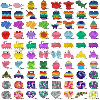 Fidget Reliver Sss Toys Pop Rainbow Push Its Bubble Antisss