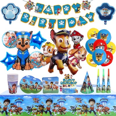 PAW Patrol Birthday Decoration Foil Balloon Disposable Table