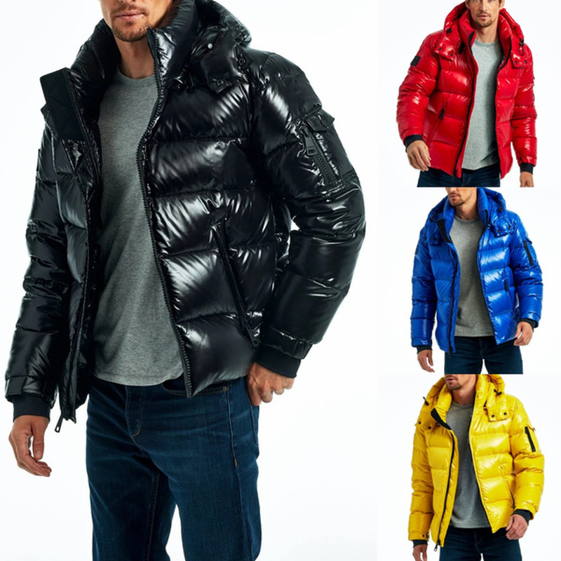 Spring Summer Men Fashion Jackets Lightweight Bright Coat Bi