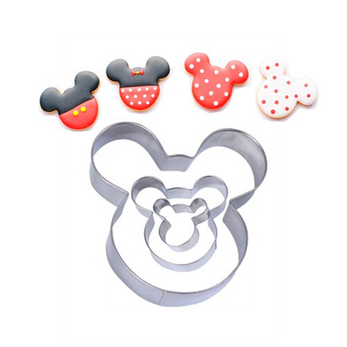 3pcs Mouse Cookie Cutter Fast Shipping Stainless Steel Cut B