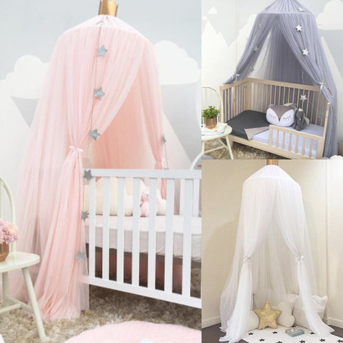 Mosquito Net with FREE Star Hanging Tent Baby Bed Crib Canop