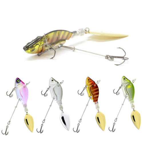 1pcs Metal VIB Fishing Lure Vibration Bait Spinner Spoon Fis