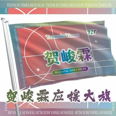 贺峻霖应援大旗时代少年团