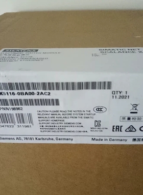6GK5116-0BA00-2AC2 Siemens西门子全新原装现货销售工业控制设备