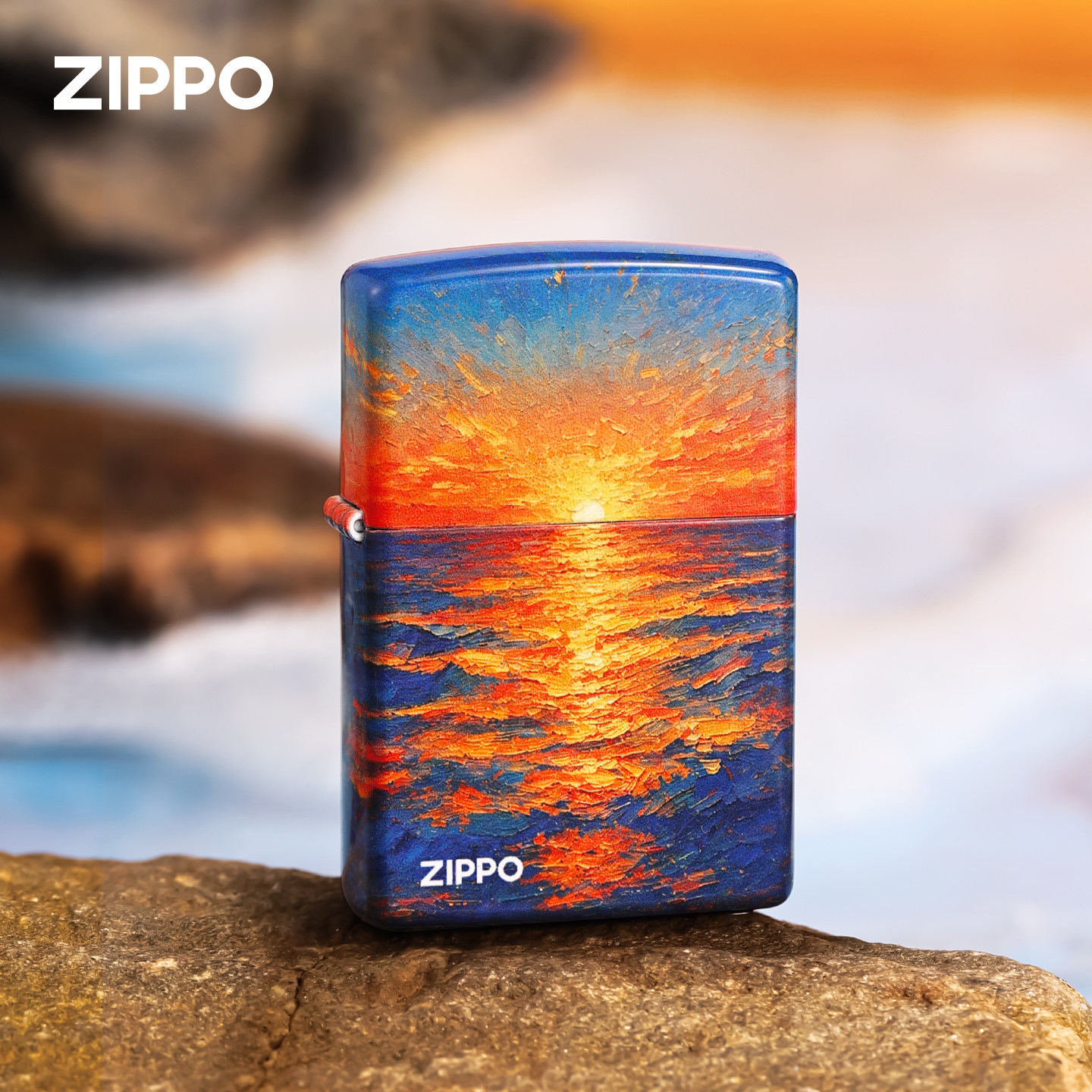 ZIPPO原装防风煤油打火机送男友