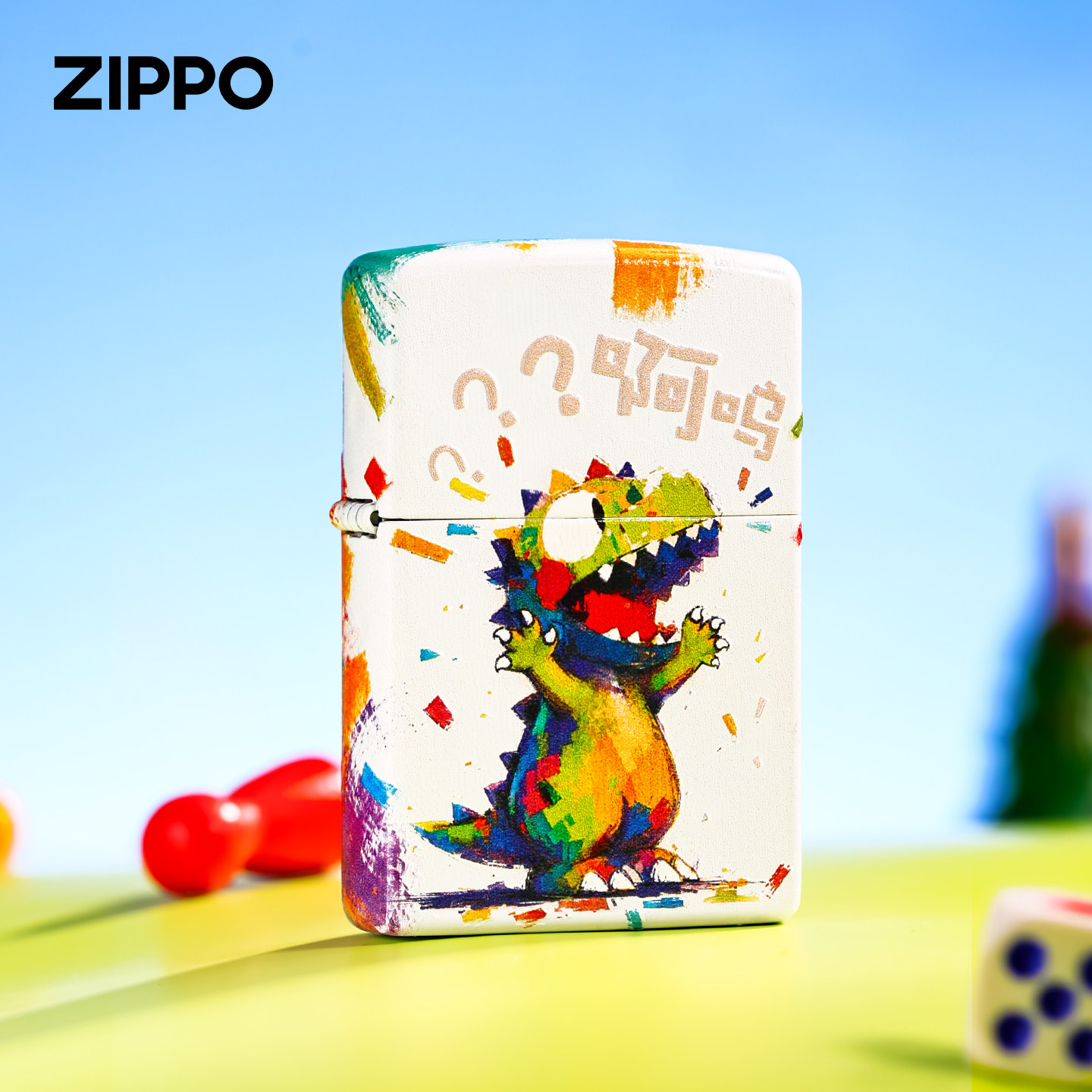 ZIPPO防风煤油打火机小恐龙