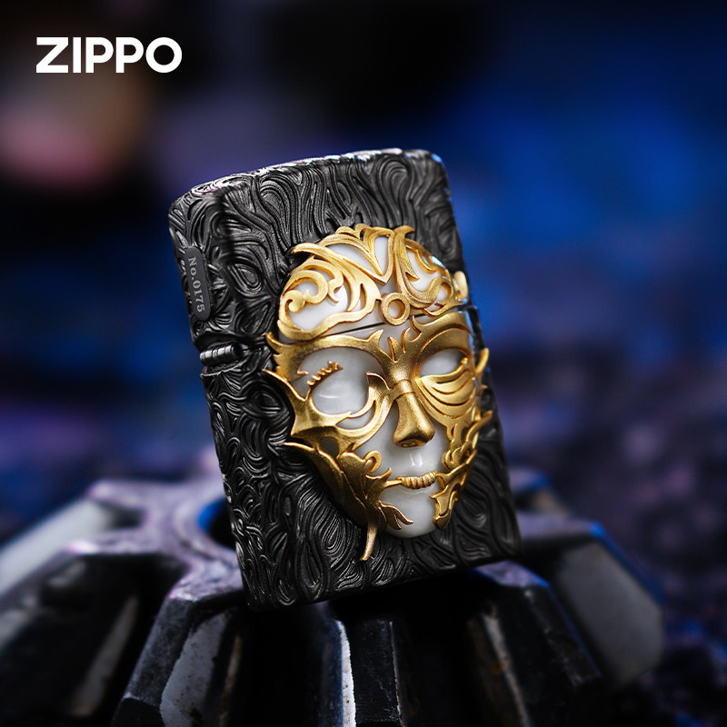 正品zippo打火机 涅槃之面原装正版煤油芝宝 防风创意之宝男士
