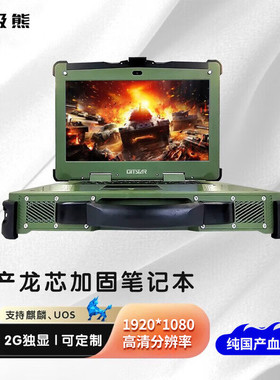 GITSTAR集特全国产龙芯3A5000加固三防便携笔记本IP65宽温防水防尘GEC-3601高亮屏2G独显