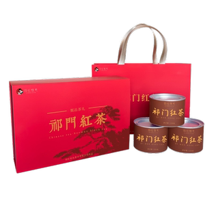 祁门红茶特级高端送礼盒装祁红悦色官方旗舰店安徽2025新茶叶360g