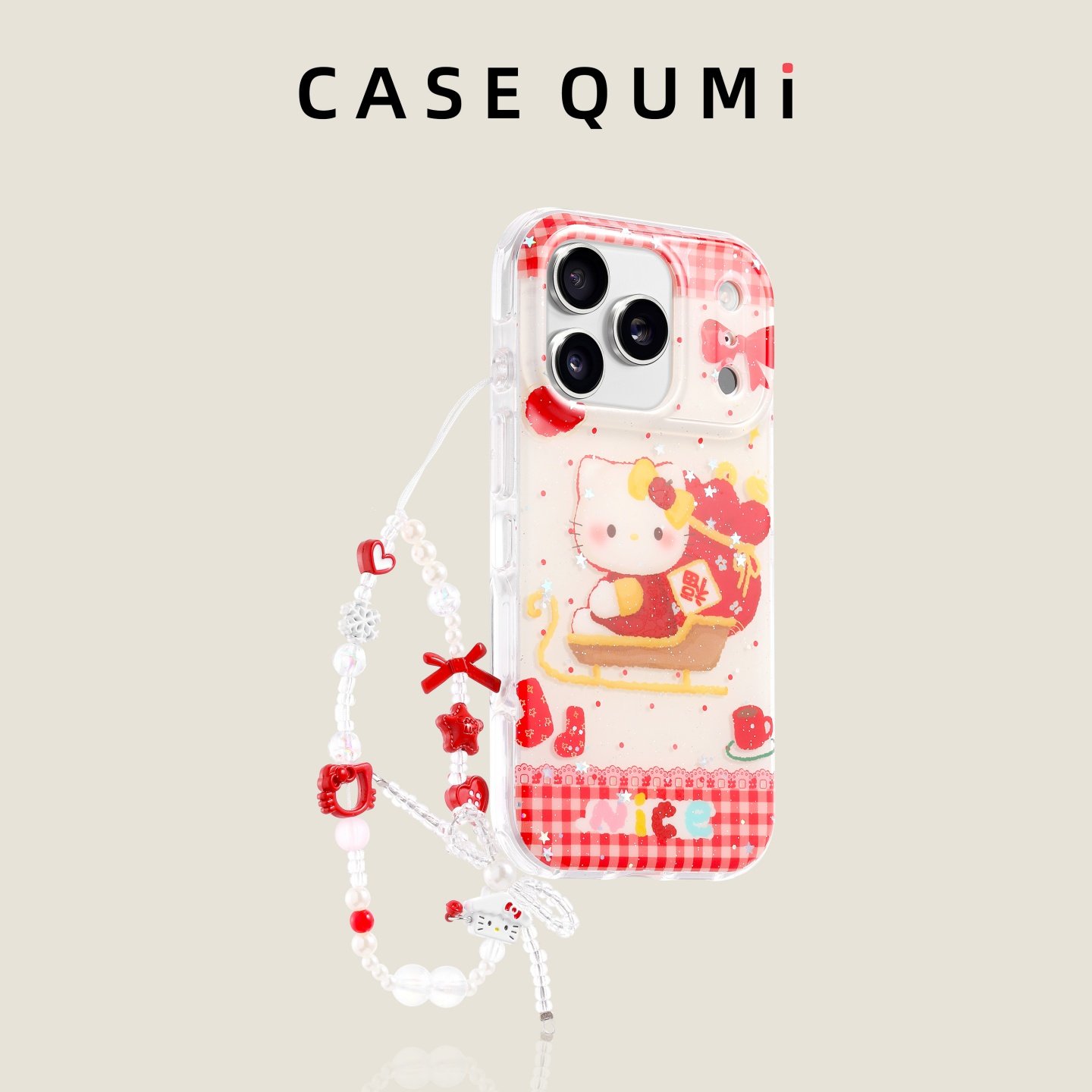 屈迷红格纹福袋KT猫带挂绳适用苹果17promax手机壳新款苹果17套iphone17promax全包17pro防摔16硅胶15外壳14,3C数码配件,手机保护套/壳,淘宝优惠券,粉丝福利购,淘宝优惠卷