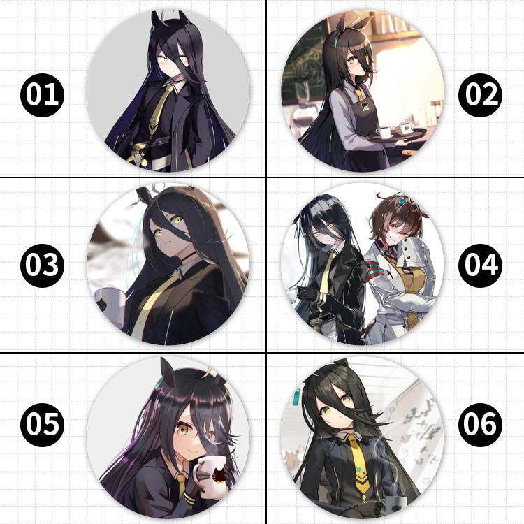 曼城茶座曼哈顿咖啡manhattancaf赛马娘pretty derby胸章吧唧挂件