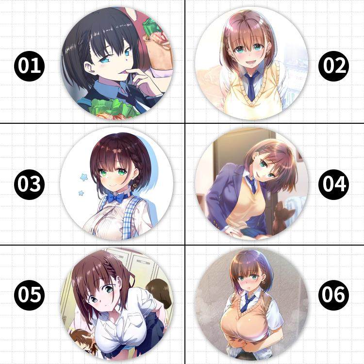 etsuyoubi-no-tawawa星期一的丰满动漫周边胸章吧唧挂件创意礼品