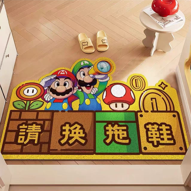 入户门地垫丝圈耐脏二次元家用