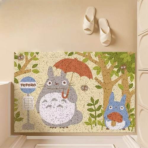 龙猫可爱动漫地垫入户门门口