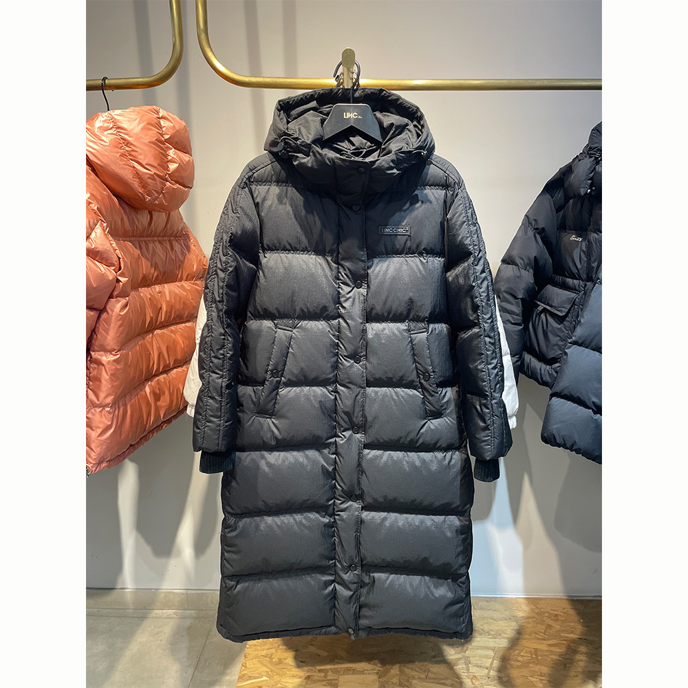 金羽杰复古三防面料短款连帽面包