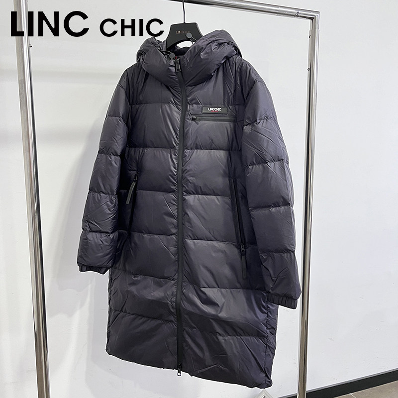 LINCCHIC新款中长款羽绒服