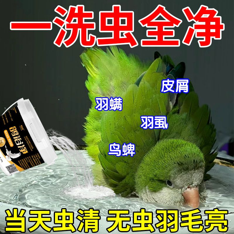 鹦鹉鸽子鸟类驱虫专用洗