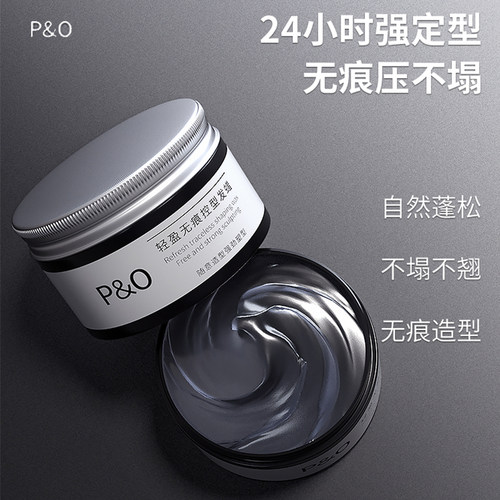 持久造型背头前刺发蜡发泥定型