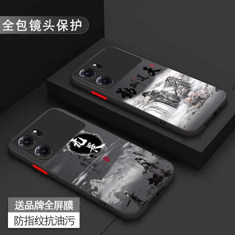 oppok10手机壳新款k10pro男活力版k9x全包防摔k9pro男款超薄k9磨砂k9s硬壳k7透明k7x散热高级感不会撞壳潮