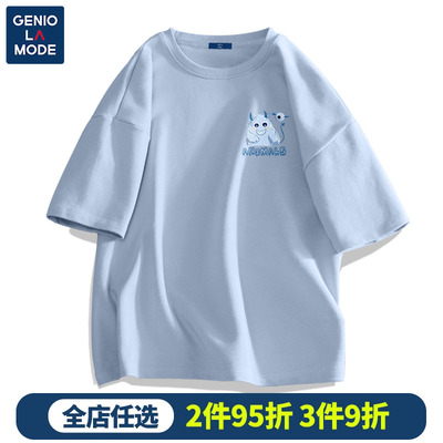 GenioLamode潮牌纯棉短袖男