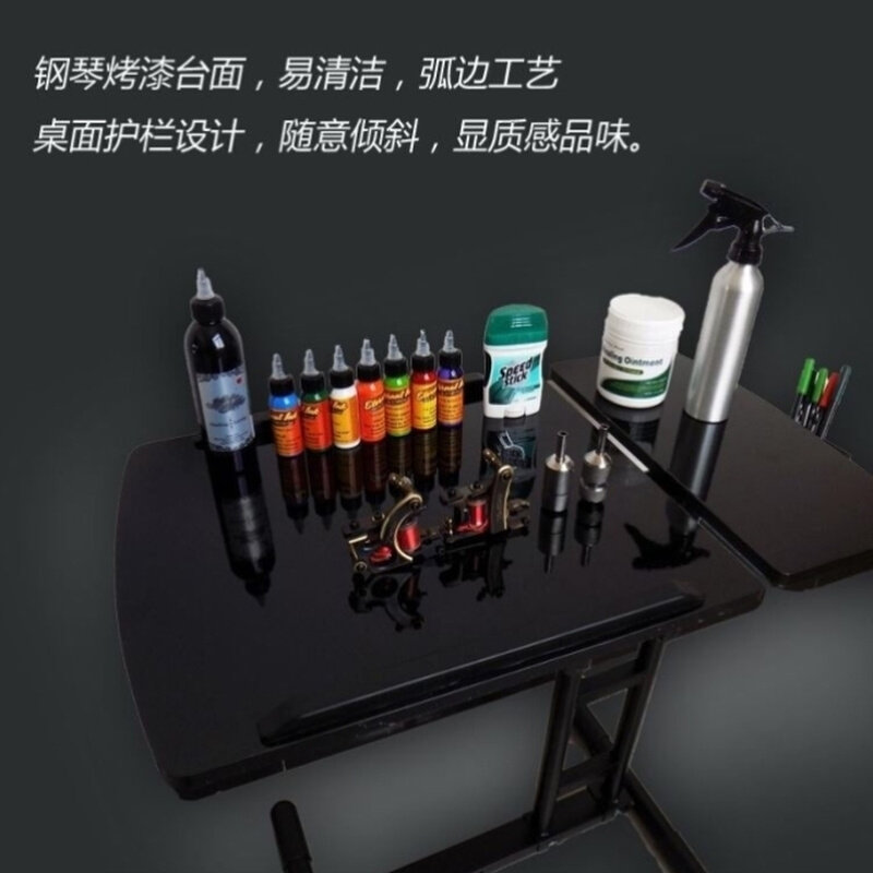 新款纹身工作台可升降可调节纹身推车工作车纹艺纹身器材工具车