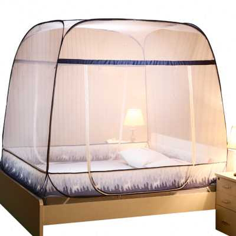 极速钢丝全自动可折叠免安装蒙古包蚊帐12m15mP18m米床家用全底回