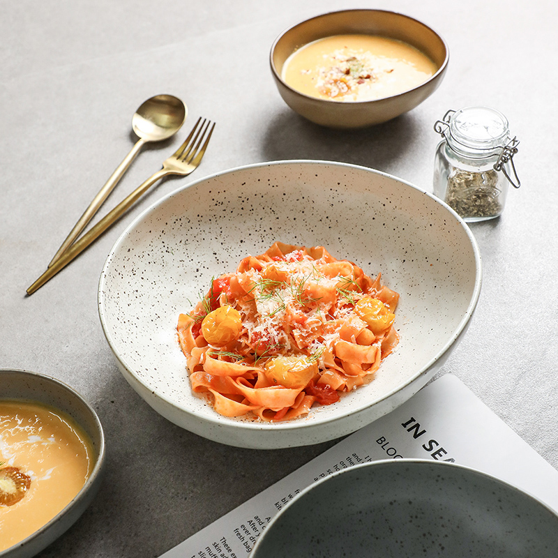 家用深盘餐盘餐具沙拉盘