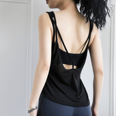 运动背心女宽松美背健身服速干短袖 跑步健身t恤夏季 瑜伽上衣罩衫